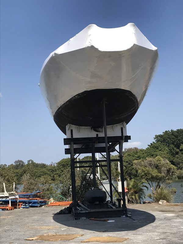 Shrink wrapped boats