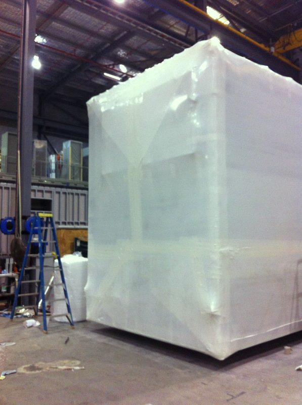 Shrink wrapping work