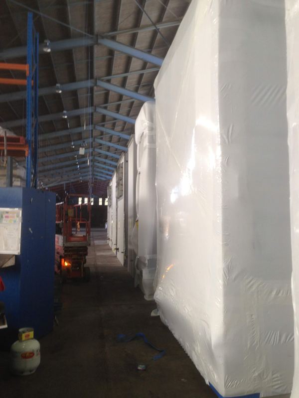 Shrink wrapped storage