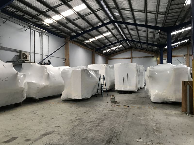 Shrink wrapped storage